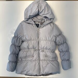 Zara Down Hooded Puffer